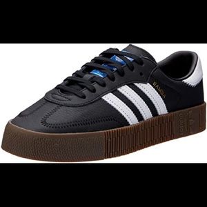 USED Adidas Samba Rose Black/White Size 6